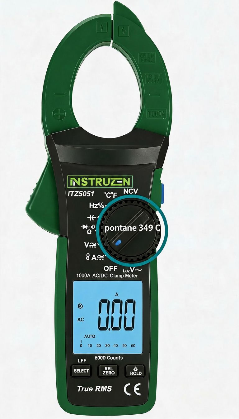 INSTRUZEN ITZ5051 - 1000A True RMS AC/DC Clamp Meter